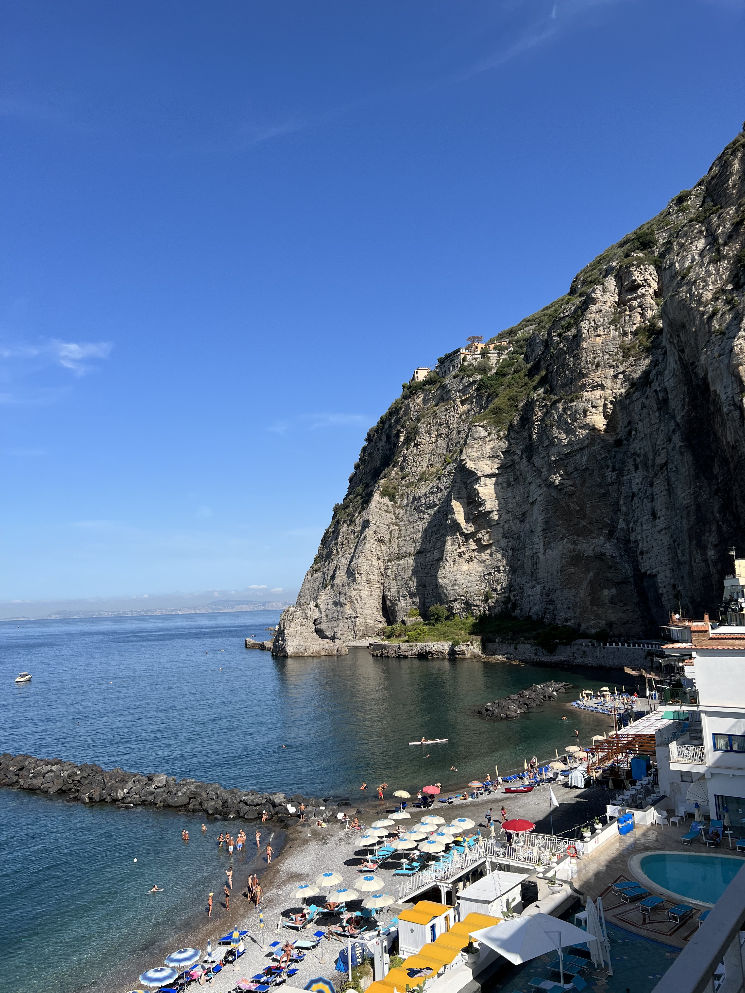 Amalfi Coast cliffside view