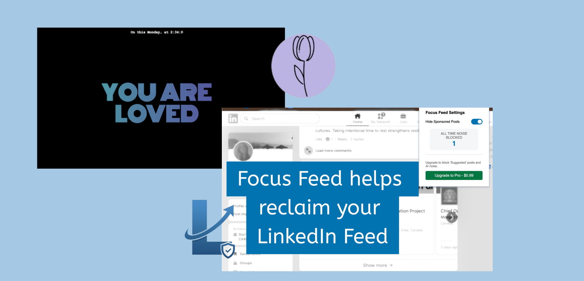 Chrome Extensions - Daily Affirmations & FocusFeed for Linkedin